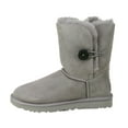 thumbnail image 1 of Ugg Women's Bailey Button II Grey High-Top Sheepskin Boot - 10M, 1 of 3