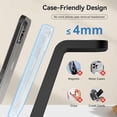 thumbnail image 3 of Charging Station, 15W Wireless Charger for iPhone 17 16 15 14 13 12, 3 in 1 Charger Stand for iWatch Series, for Airpods 4 3 2, Wireless Phone Charger for Samsung Galaxy, Black, 3 of 11