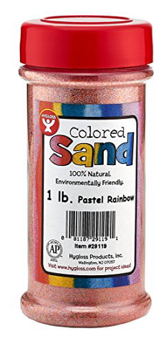 1 lb Green Hygloss Products Colored Play Sand Assorted Colorful Craft Art Bucket O Sand 