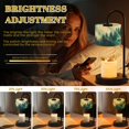 thumbnail image 4 of Candle Warmer Lamp with Timer, Serene Bear Cub Foggy Pines Dreamy Watercolor Painting Non-slip Wireless Remote Control Wax Melts Warmer with 4 Bulbs for Home Office Dorm, Birthday Gifts for Women, 4 of 7