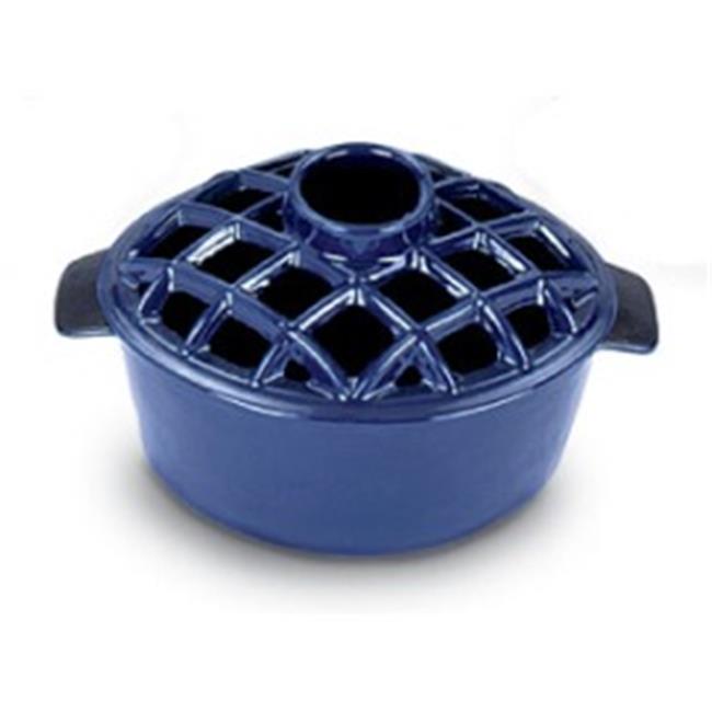 Achla Designs Enamel Steamer – 2.2 Quart, Red, Lattice Top, Stovetop Ready - View #8
