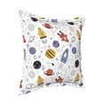 thumbnail image 2 of Bingfone Decorative Pillow Covers 16"x16" Rocket Planets Couch Pillow Cases Modern Farmhouse Covers for Couch Sofa Bed, 2 of 9