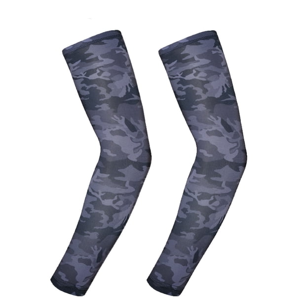 Protector de brazo elástico de poliéster para hombre, protector solar para deportes al aire libre, ciclismo y ciclismo.