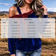 thumbnail image 4 of Tumotour Cold Shoulder Top for Women's Velvet Pullover Long Sleeve Top Fall Tunic Blouses with a Contrasting Bow at the Neckline, 4 of 8