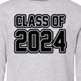thumbnail image 4 of Inktastic Class of 2024 Long Sleeve Youth T-Shirt, 4 of 5