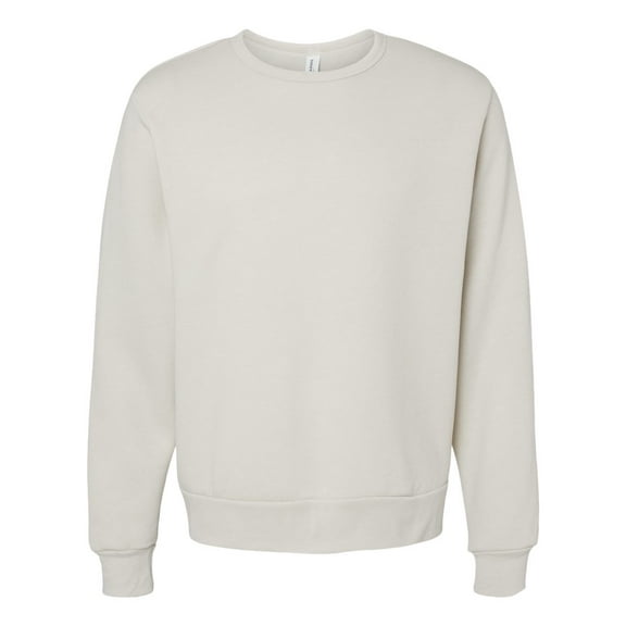 Bella Canvas Mens Sponge Fleece Classic Crewneck Sweatshirt, 3XL, Heather Dust