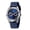 Blue (Leather), variant on Gold Watches for Men, Classic Vintage Quartz Analog Watch with Day & Date Calendar, Leather Strap, Stainless Steel, Luminous, Waterproof, Fashion Sport Casual Men's Wristwatch (Black)