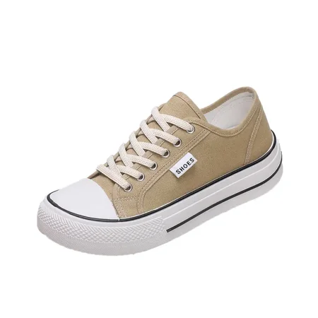 

Classic Lace-Up Skate Shoes Casual Canvas Low Top Sneaker Women‘s Footwear