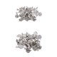 thumbnail image 1 of 60pcs Bandeja De Ajuste De Camafeo De Doble Broche Con Pasadores De Seguridad De Clip Insignia DIY Sunnimix Base de broche redonda, 1 of 8