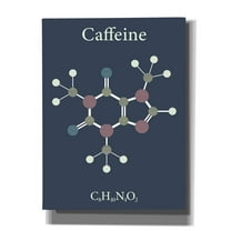 Epic Graffiti 'Caffeine Molecule' Canvas Wall Art, 18"x26"