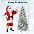 thumbnail image 3 of Costway 6 FT Flocked Christmas Tree with Pine Needles 517 Branch Tips 170 LED Lights, 3 of 10