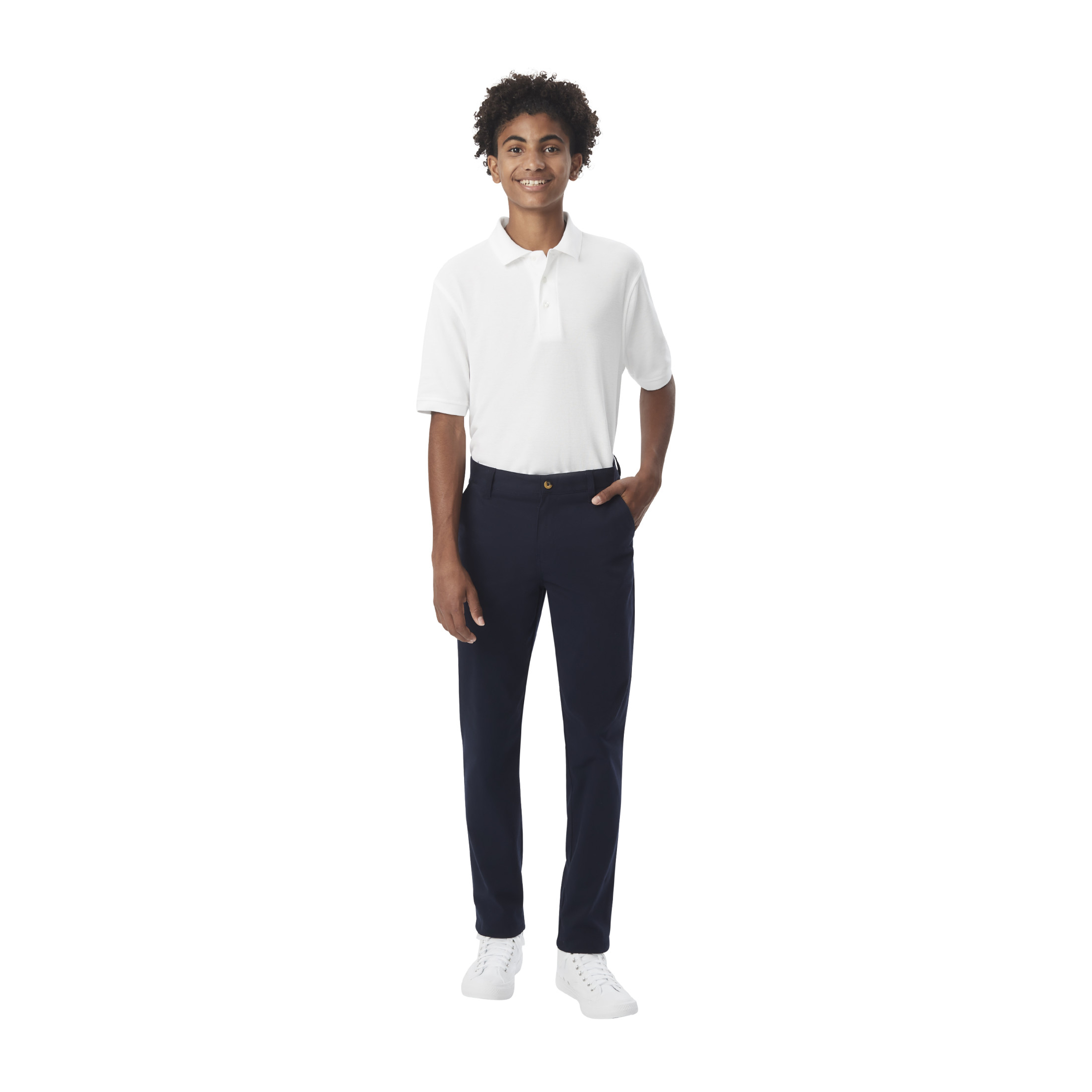 French Toast Boys Adjustable Waist Stretch Chino Pant photo 5