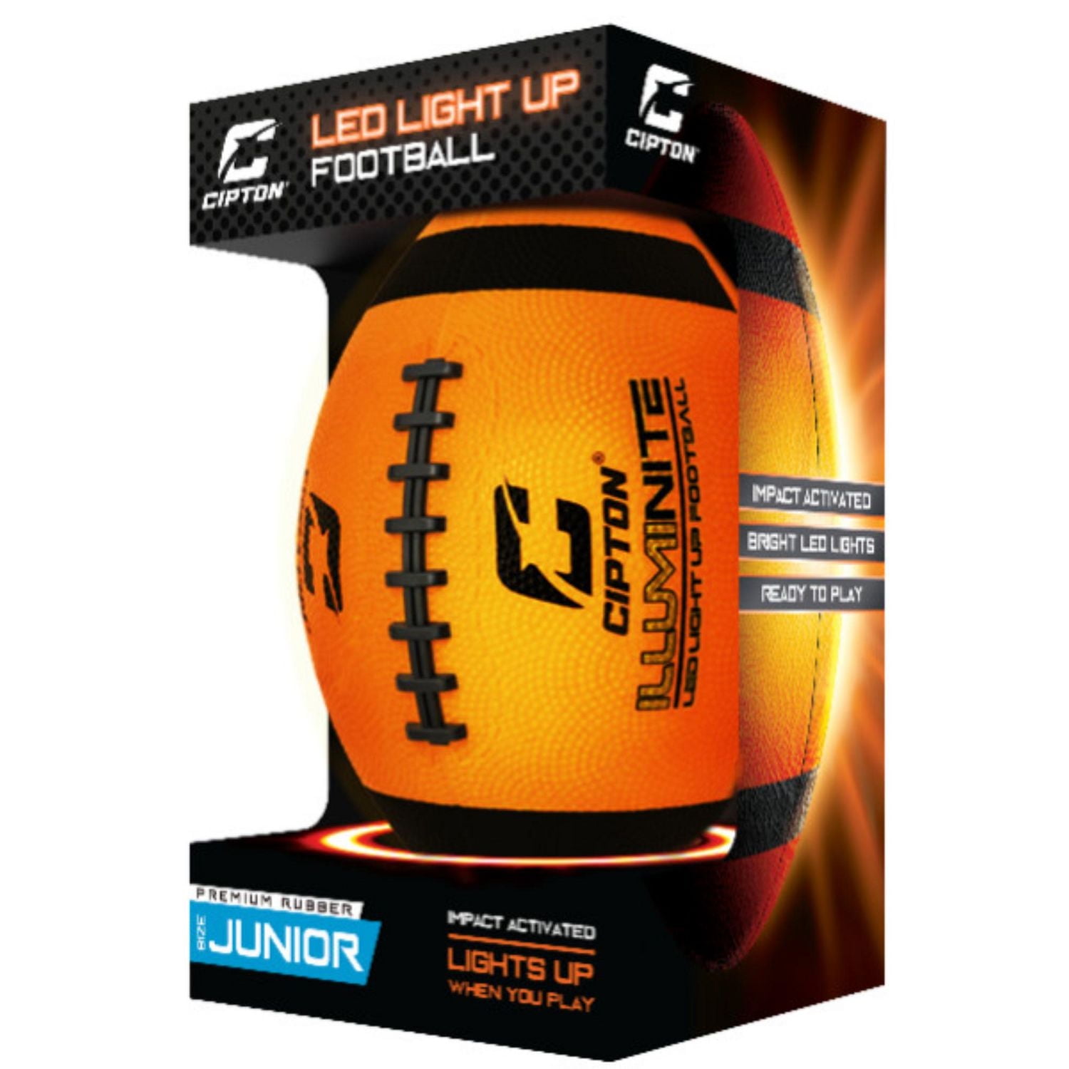 Cipton LED Light Up "Day and Night" Football, Junior Size