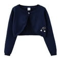 thumbnail image 3 of Girls' Cardigan Long Sleeve Open Front Shrug Cardigan Kids Children Knit Long Sleeve Elegant Cardigan Knit Sweate for Toddlers & Kids, 3 of 3