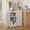 39.6"H-White, variant on Asofer 43" H Kitchen Pantry Storage Cabinet with Adjustable Shelves for Kitchen, Living Room,White