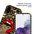 thumbnail image 5 of FKBRCL4U Compatible with Samsung Galaxy S20 Case, Brown Leopard Print Mouth Luxury Golden Decoration for Girl Women Soft TPU Shockproof Protective Hard PC Back, 5 of 7