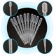 thumbnail image 5 of Toystoory 100 unids/bolsa gotero de plástico desechable transferencia pipetas graduadas Oficina Mostrada 2ML, 5 of 6