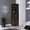 Brown, variant on 2 - Shelf Dark Brown Freestanding Cabinet - Concealed Storage for Large Liquor Accessories