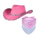 thumbnail image 5 of Sombrero de vaquero jinwen con flecos Rosa, 5 of 8