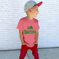 thumbnail image 5 of XIMIN Kids' St. Patrick's Day Soft Short-Sleeve Crew Neck T-Shirt - Distressed Green "I Love Shenanigans" Graphic, Festive Irish Top for Boys & Girls, 5 of 7