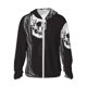 thumbnail image 1 of Balery Gothic Skull Drape Sudadera ligera de manga larga con capucha y protección solar UPF 50+ para hombre y mujer, ideal para pesca y running-XX-Large, 1 of 7
