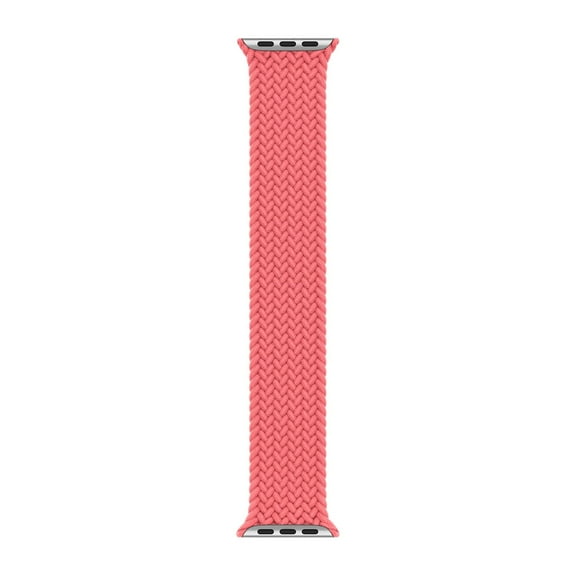 Open Box Apple Watch Braided Solo Loop Band 40mm Color Pink Punch Size 9