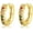Gold Rainbow, variant on Gold Huggie Earrings for Women Rainbow Hoop Earrings Gold Plated Small Color Cubic Zirconia Cartilage Hoop Earrings Minimalist Personalized Earrings Jewelry Gifts