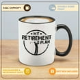 thumbnail image 2 of Shop4Ever My Retirement Plan Golfing Novelty Ceramic Coffee Mug Tea Cup Gift Golf Retiree Gift (Black Handle 11 oz.), 2 of 4