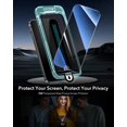 thumbnail image 2 of Protector de pantalla de privacidad ESR para iPhone 14 Pro (paquete de 3), 2 of 8
