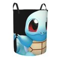 thumbnail image 2 of Cesto para ropa sucia Squirtle, cesta de almacenamiento circular plegable impermeable con asa, cesta organizadora de juguetes para ropa sucia, decoración para dormitorio y baño, tamaño mediano, 2 of 8