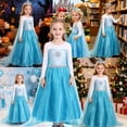 thumbnail image 4 of Marendyee Princess Dress Girls Costume up Halloween Birthday Party Dress Cosplay for Toddler Kids 5-6 Years, 4 of 16