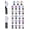 Burgundy, variant on 6pc Boy Formal Necktie Black White Suit Set Satin Color Vest Baby Sm-20 Teen