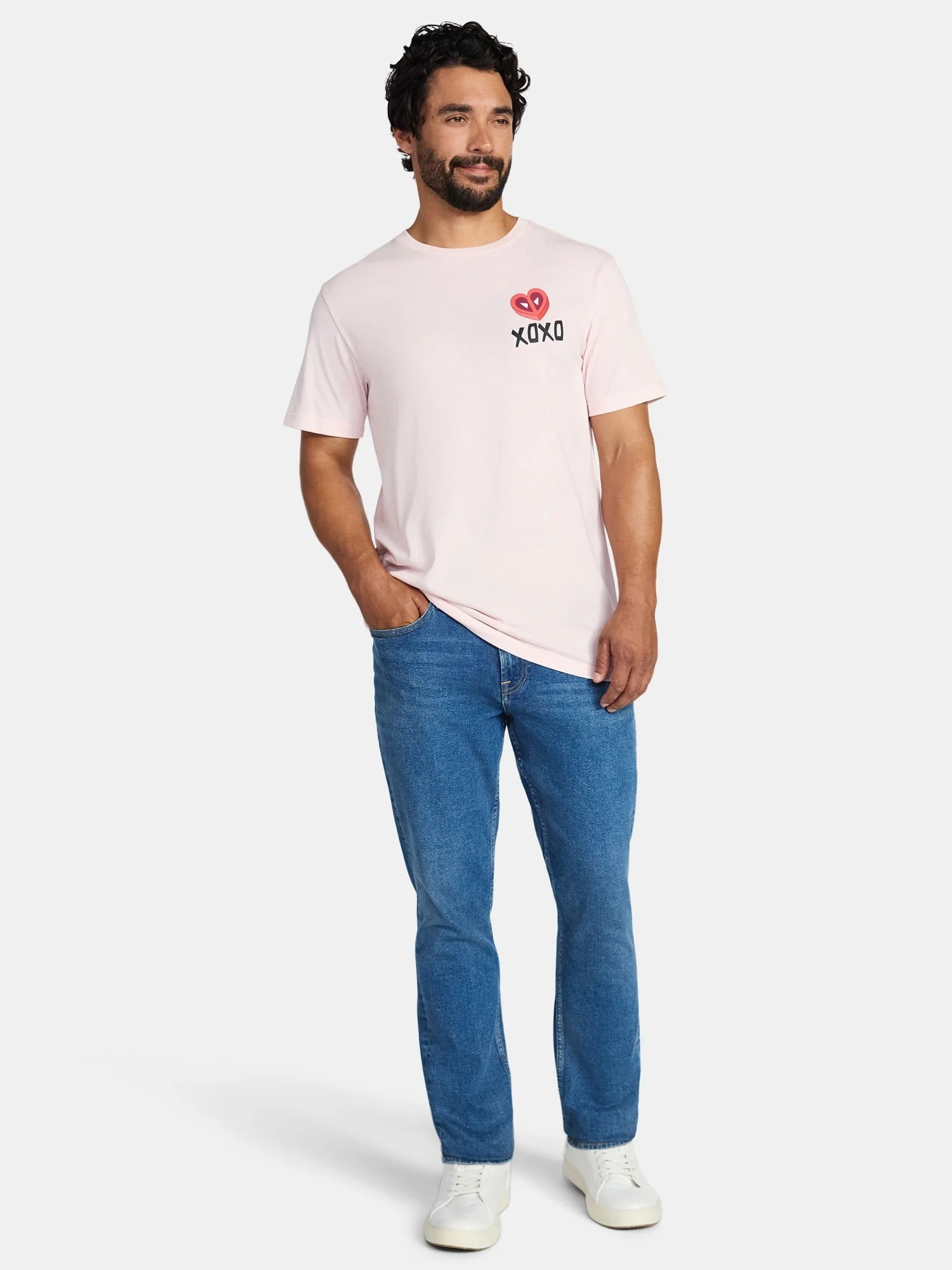 Valentine's Day Men's and Big Men's Deadpool Graphic Tee, Sizes XS-5XL