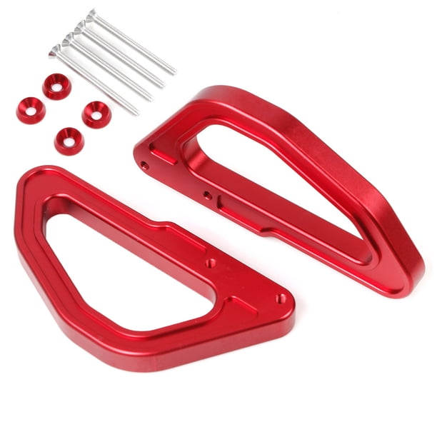 Riwesomey 1 par de manijas de ATV, montaje de tornillo Interior portátil, reemplazo de accesorios de agarre para Maverick X3 Ventana automotriz Rojo Riwesomey VI018257-02B