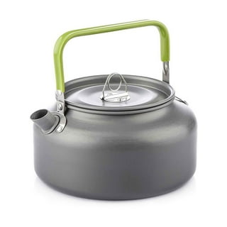 Portable Camping Kettle Camp Tea Pot Stain Resistant Water Boiler