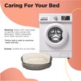 thumbnail image 7 of Best Friends by Sheri Pet Throne Gray Jumbo Round Orthopedic Cat and Dog, 7 of 7