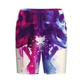 thumbnail image 3 of Picia Dual Skulls Colorful Fusion Pajama Shorts for Men, Men's Pajama Bottoms, Sleepwear,Short Pajama Pants-XX-Large, 3 of 9