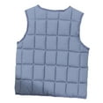 thumbnail image 5 of Toddler Boys Puffer Vest Blue Vest Kids Button Lightweight Windproof Sleeveless Outwear Kids Boys Winter Vest 3-4 Years, 5 of 5