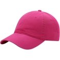 thumbnail image 1 of Plain Washed Baseball Cap - Retro Adjustable Cotton Hat, Vintage Structured Golf Dad Cap for Men Women, 1 of 6