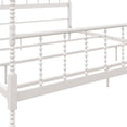 thumbnail image 6 of Pemberly Row Transitional Metal King Size Canopy Bed in White, 6 of 12