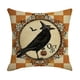 thumbnail image 2 of Bewildely Funda de almohada Dormitorio Prop Cremallera oculta Decoración de Halloween Funda de almohada Patrón de calabaza Funda de cojín para sofá Decoración del hogar nueve SXYM42 Bewildely HA060851-09B, 2 of 6
