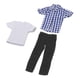 thumbnail image 1 of Figura masculina en miniatura a escala 1/12, ropa, abrigo, traje y accesorios. Pantalón Corto Azul, 1 of 9