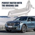 thumbnail image 5 of unique High quality1Pair Front Fog Light Lamp Bezel Chrome Trim Cover for X5 G18 2023-2024 Aircurtain Links Silver, 5 of 5