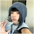 thumbnail image 2 of LinYooLi Bonnet Mignon Y2K pour Femmes, Chaud et Moelleux, Bonnet Japonais Coloré Kawaii avec Protection des Oreilles, 2 of 7