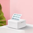 thumbnail image 1 of Portable Printer 203 Dpi BT Rechargeable Pocket Thermal Printer with 5 Rolls Paper for Lists Notes Photos 5V 1A, 1 of 7