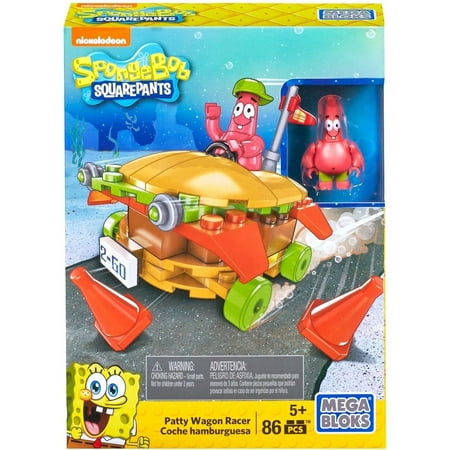 Mega Bloks Spongebob Patty Wagon Race