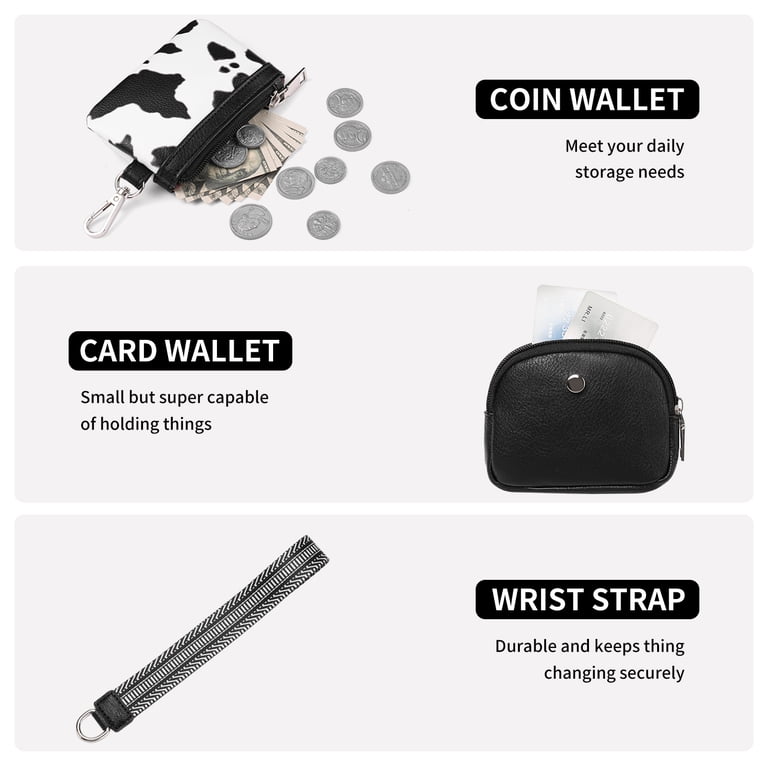 Kalunma Zip Around Wristlet Wallet, Dual Pouch Design photo 6
