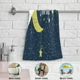 thumbnail image 5 of SKYSONIC 2 Pack Valentines Sign Bath Hand Towels, Ultra Soft and Absorbent, Love You to The Moon and Back Decorative Fingertip Face Towel for Home, Bathroom, Kitchen, 28.3"x14.4", 5 of 5