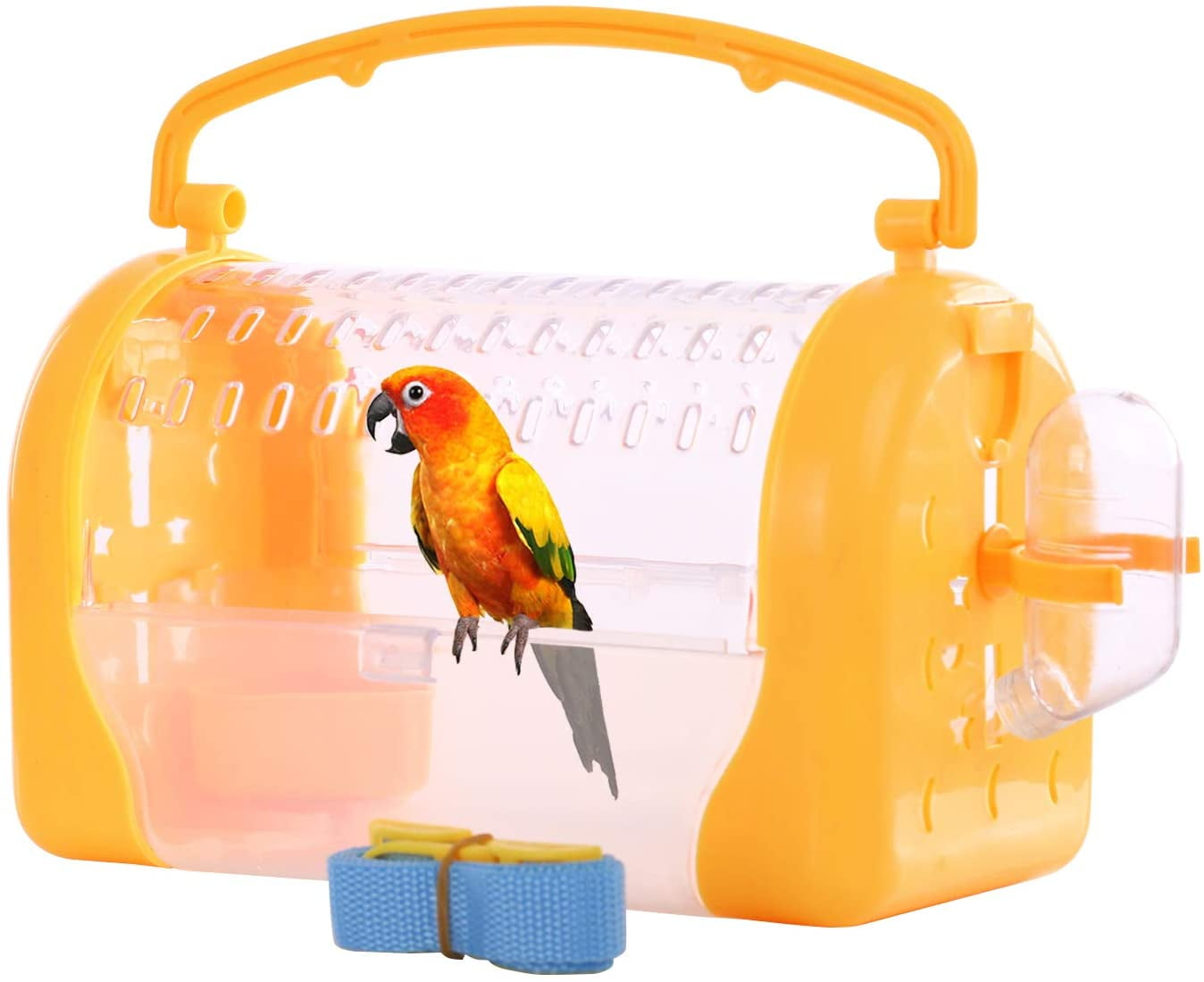 P5HAO Bird Travel Carrier，Clear View Carrying Cage，Small Animal