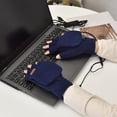 thumbnail image 2 of Enchufe USB inteligente en invierno a prueba de frío y cálidos guantes de felpa lavables y cálidos para mantener el tesoro de la mano Fridja  nalpqowj3479, 2 of 2
